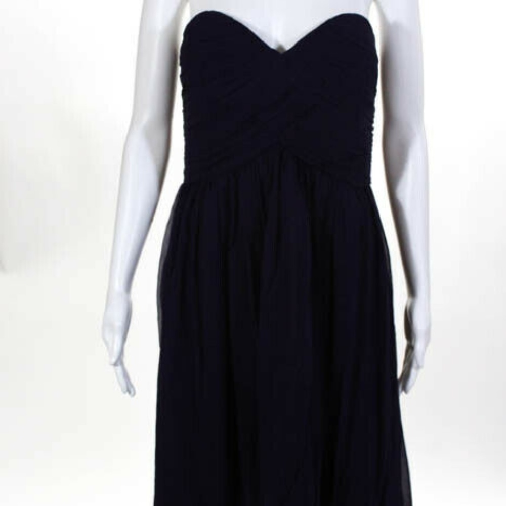 Donna Morgan Amethyst Silk NEW Sweetheart Dress 16 - Picture 1 of 8